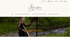 Desktop Screenshot of harpforhealing.com